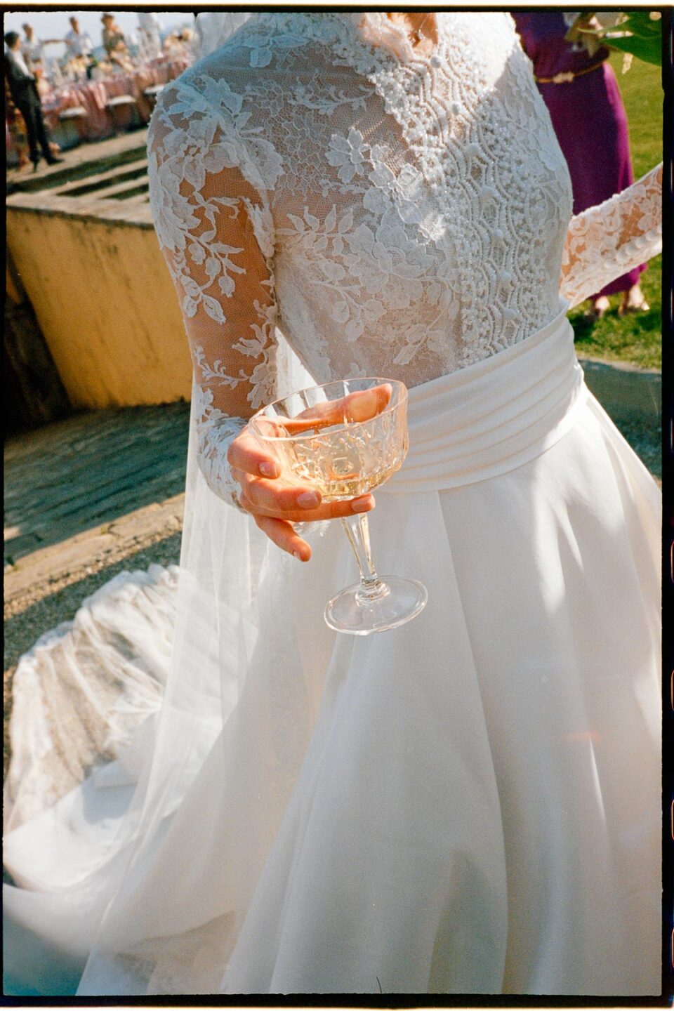 Pauline and Arthur - Destination Wedding photographer Tuscany Villa di Maiano Film Photography 35mm - Matteo Fagiolino